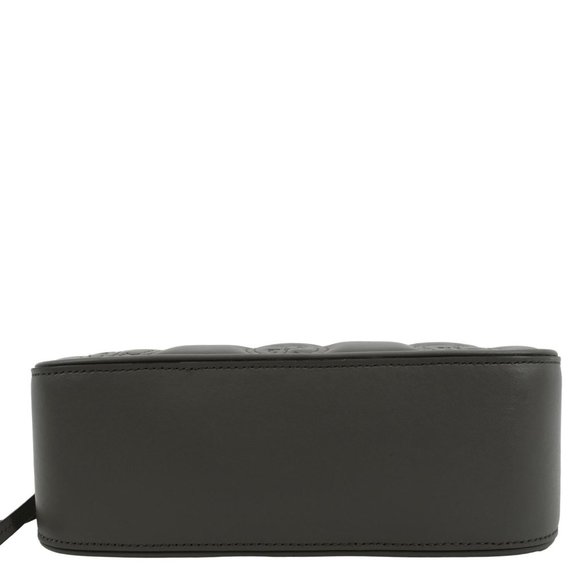 GUCCI  GG Matelasse Small Leather Crossbody Bag Dusty Grey - Picture 8 of 15